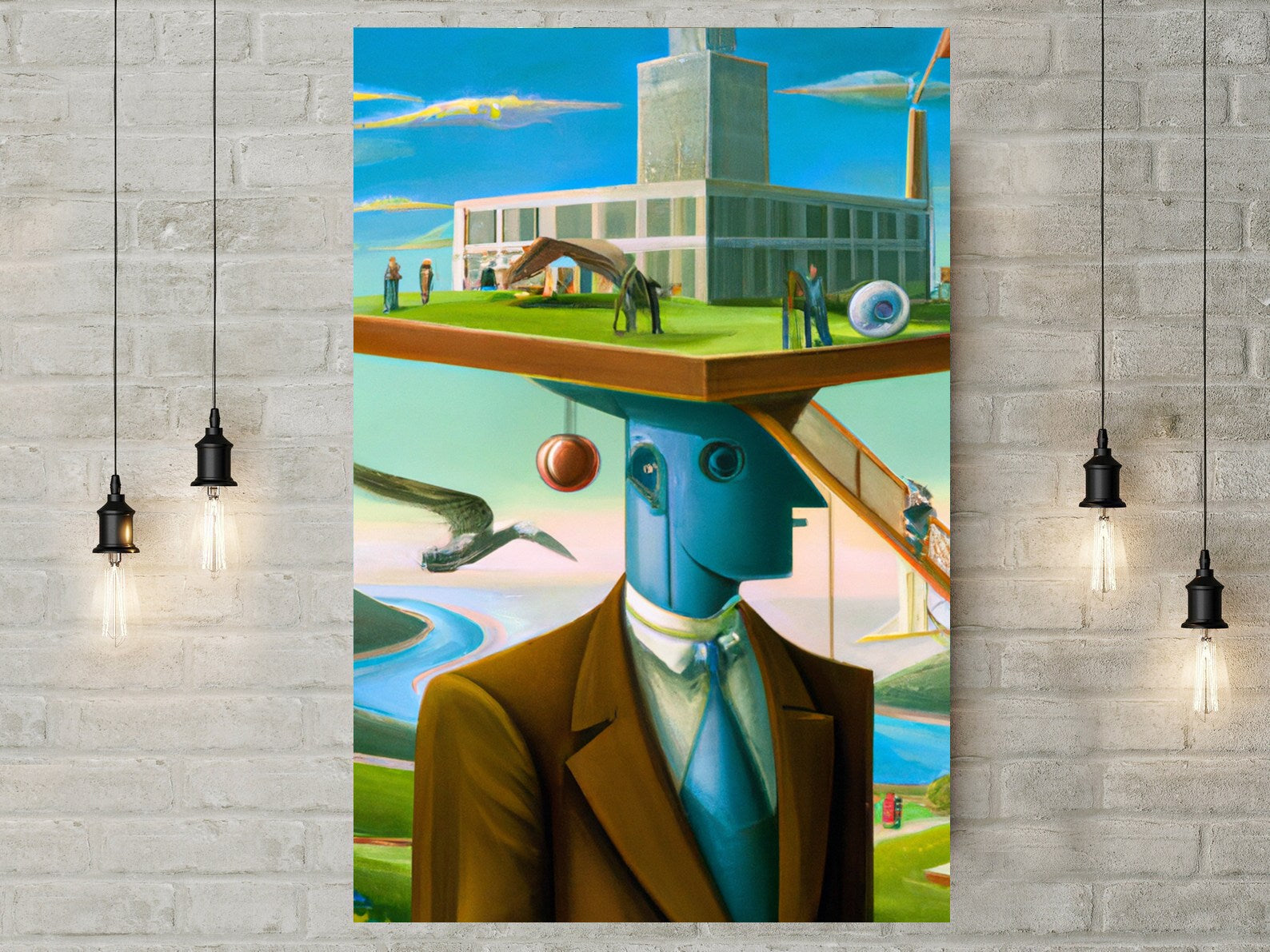The Game Within The Mind Surreal Artwork