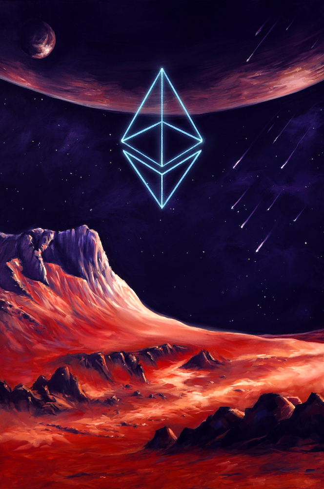 Ethereum Cosmic Limited Artwork Poster Print