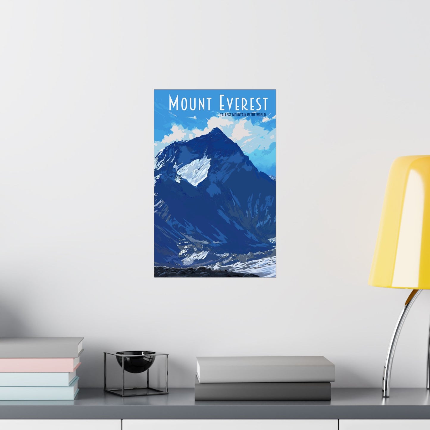 Mount Everest Matte Vertical Poster - Inspirational Wall Art for Nature Lovers