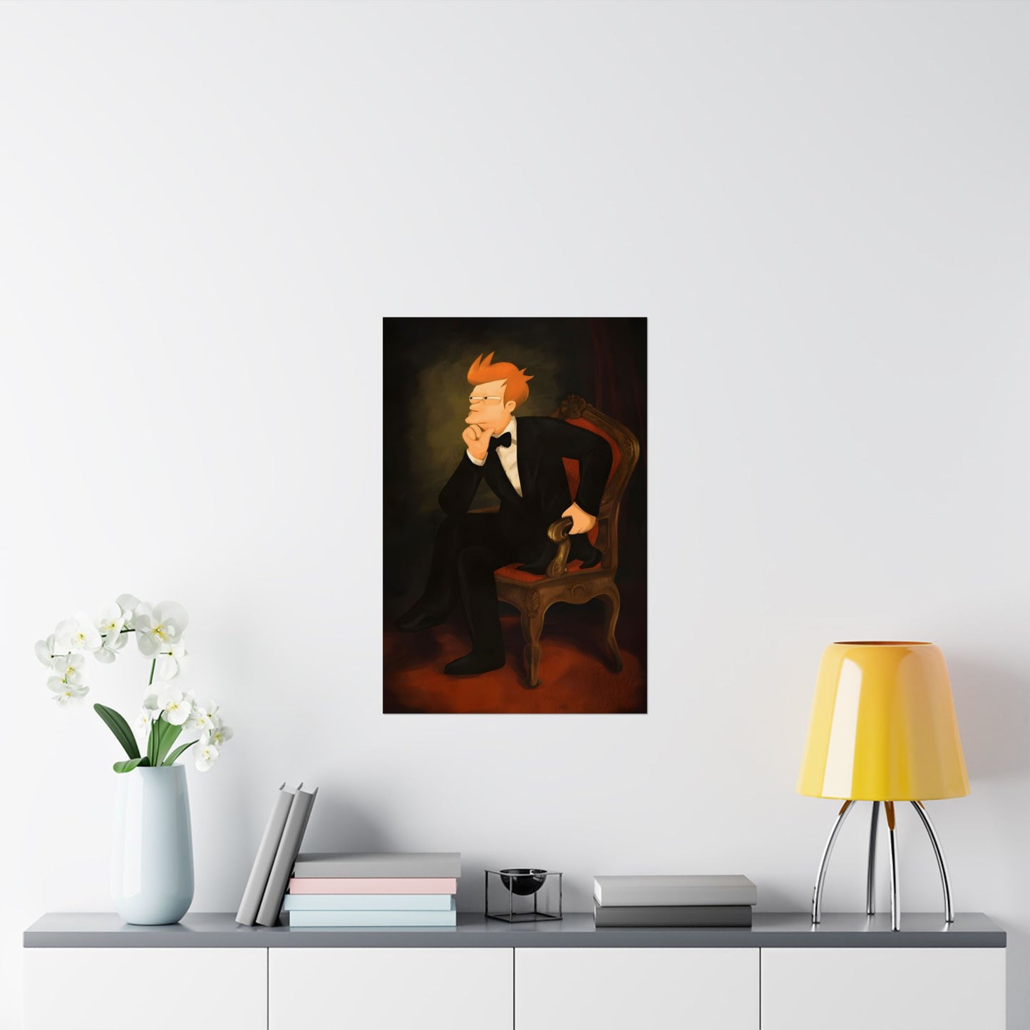 Thoughtful Character Matte Vertical Poster - Perfect for Art Lovers & Home Decor