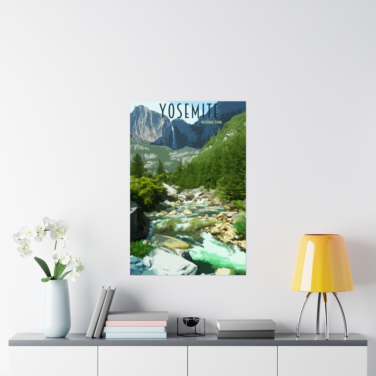 Yosemite National Park Matte Vertical Poster - Nature Wall Art for Outdoor Lovers