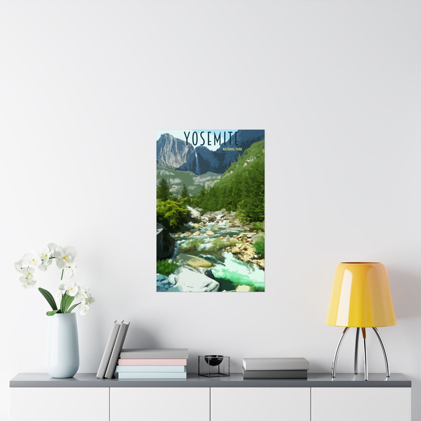 Yosemite National Park Matte Vertical Poster - Nature Wall Art for Outdoor Lovers