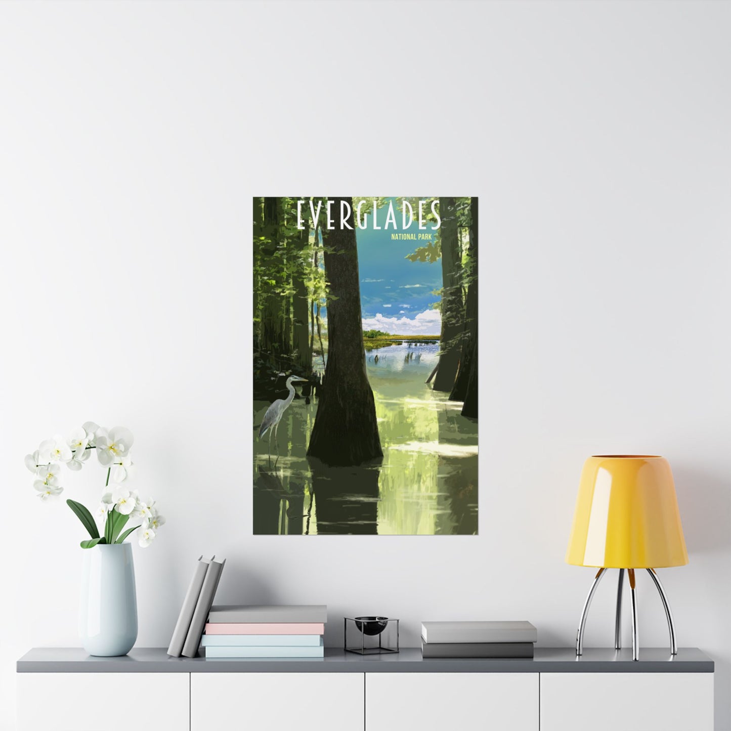 Florida Everglades National Park Matte Poster - Nature Wall Art, Eco-Friendly Décor, Perfect for Nature Lovers & Travel Enthusiasts