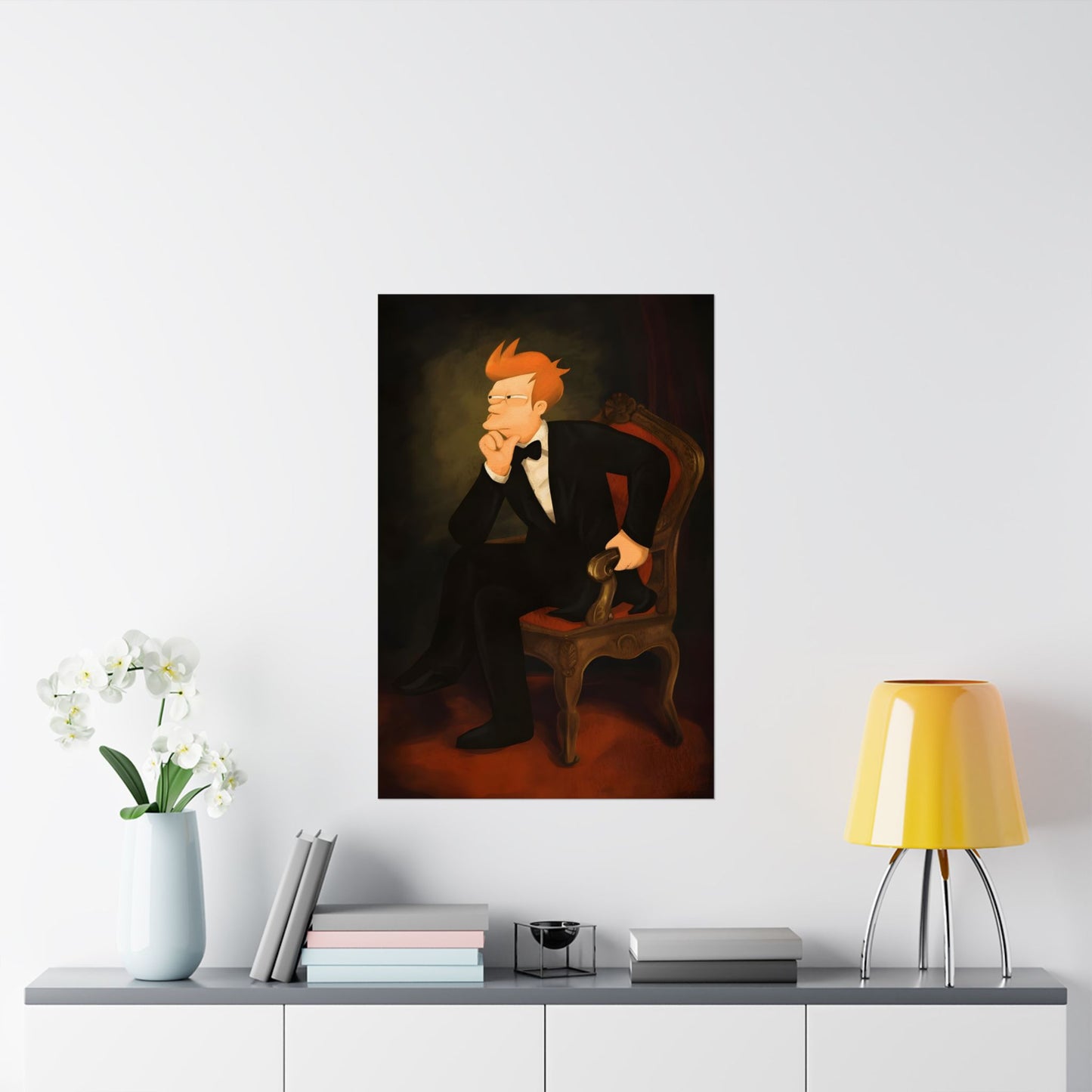 Thoughtful Character Matte Vertical Poster - Perfect for Art Lovers & Home Decor