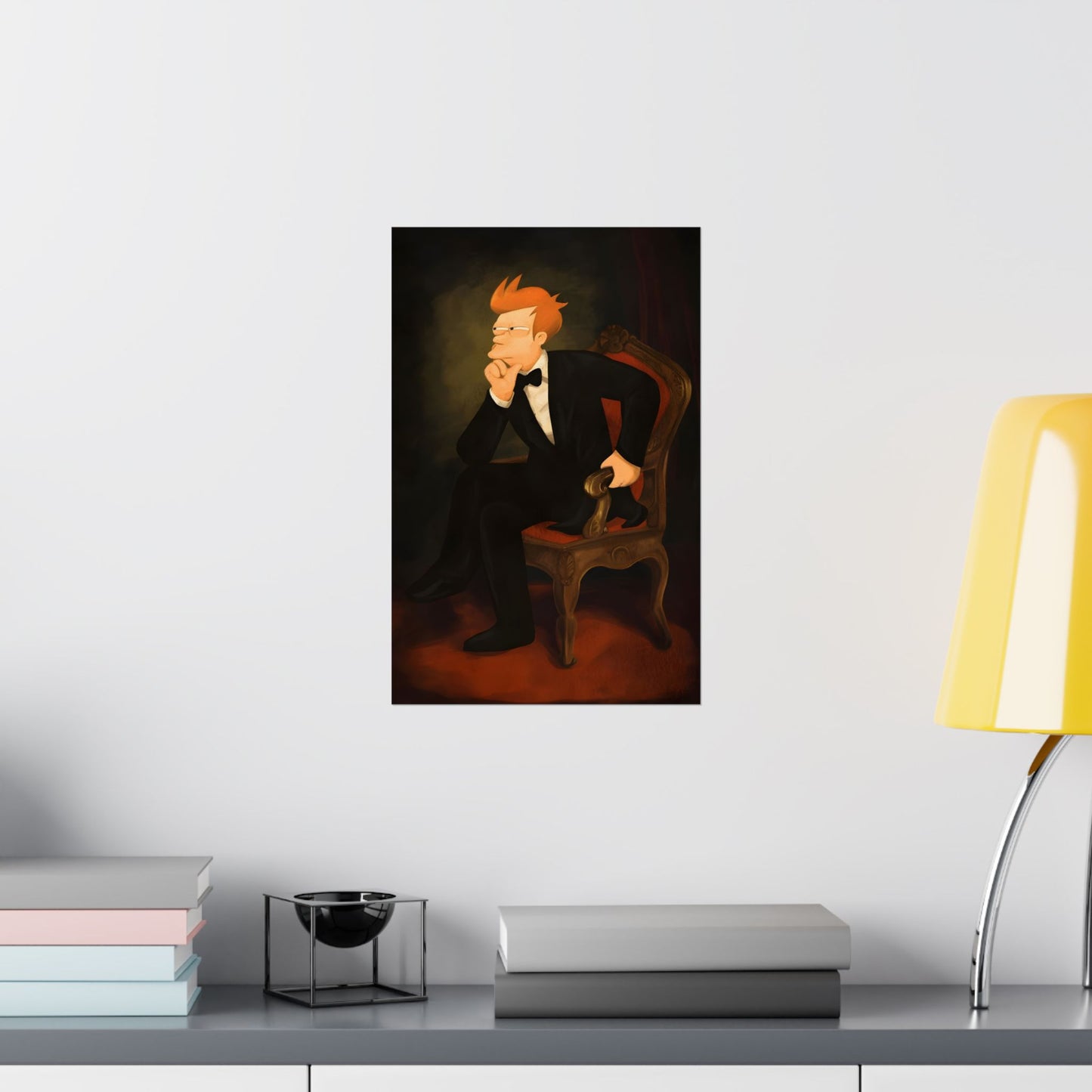 Thoughtful Character Matte Vertical Poster - Perfect for Art Lovers & Home Decor