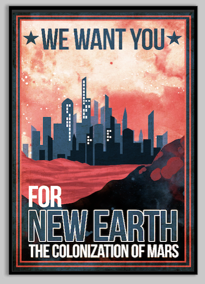 colonize-mars-space-poster