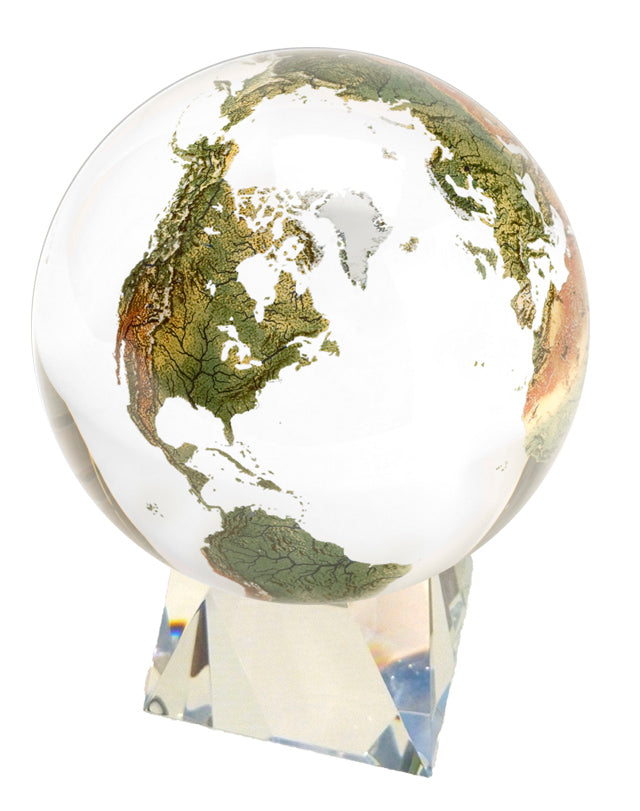 Stunning 6" Clear Crystal Globe