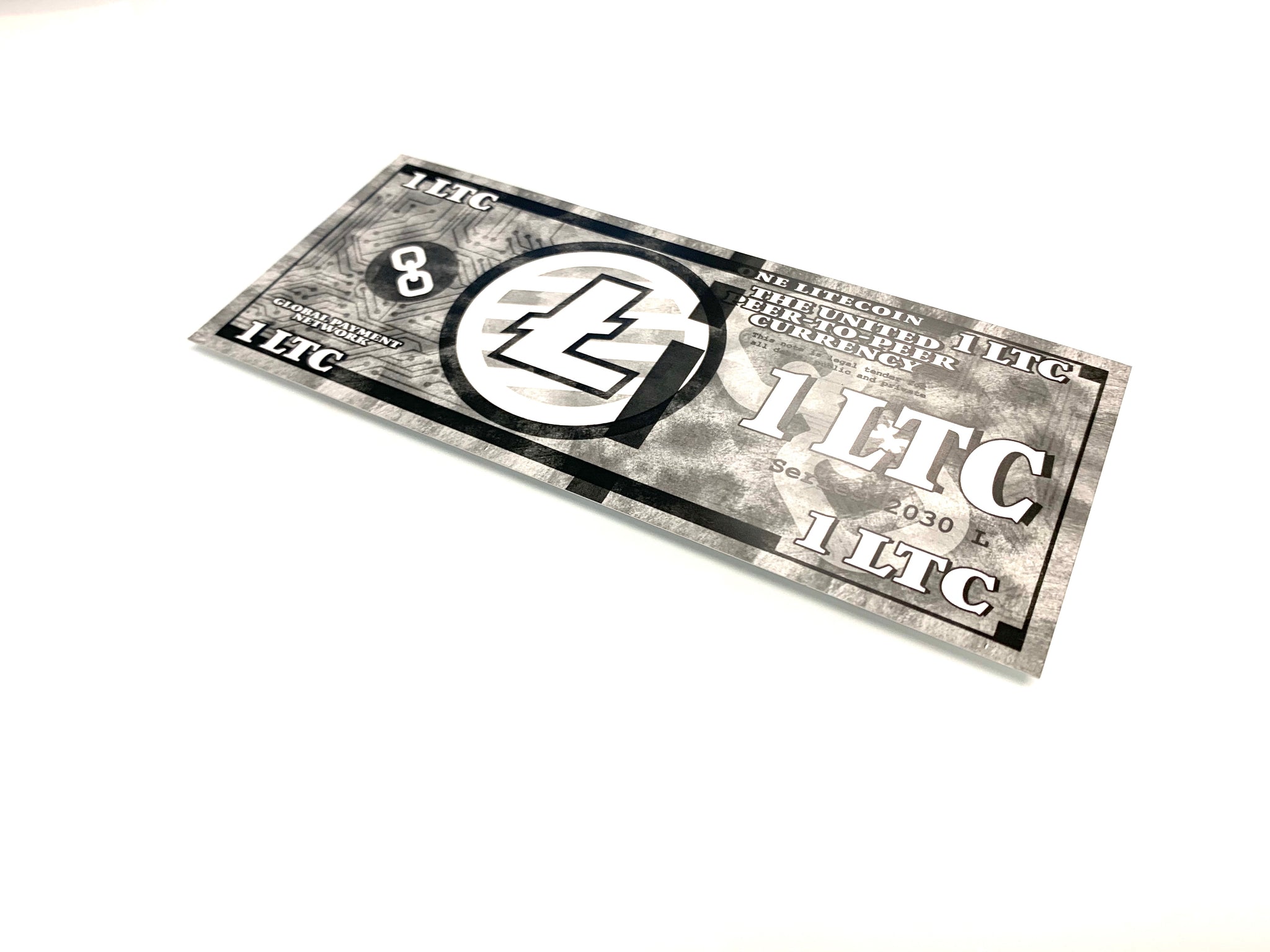 Litecoin 1 LTC Physical Litecoin Wallet