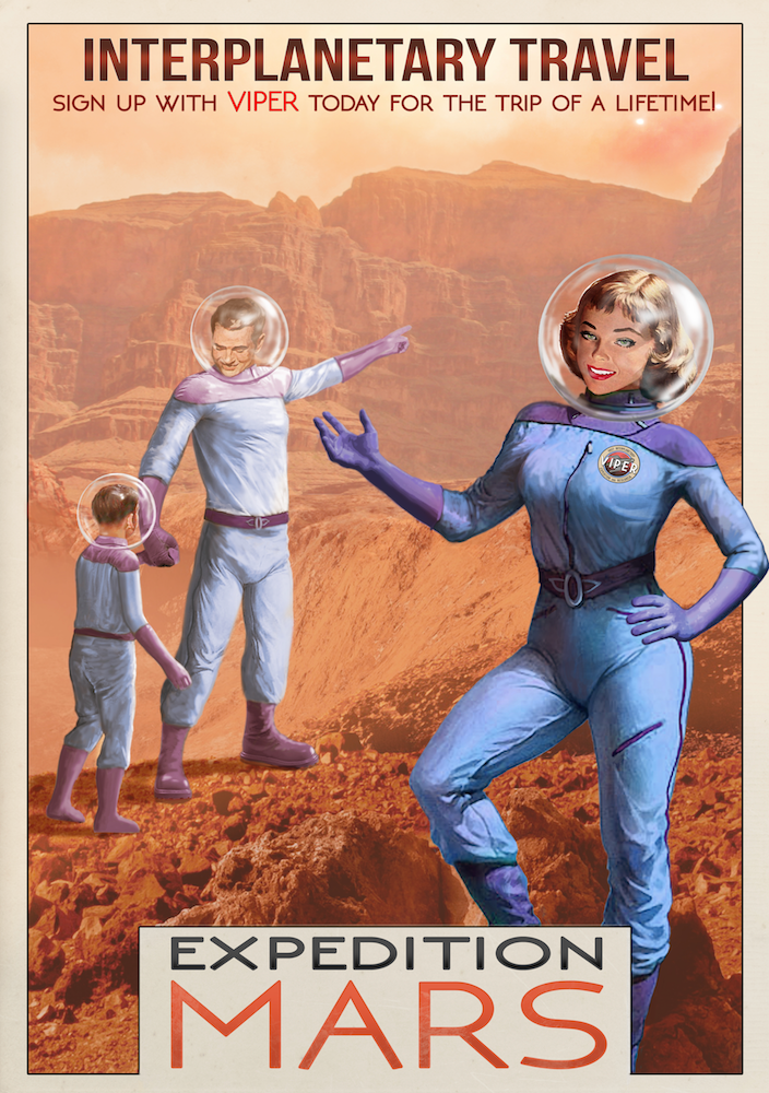 SKU: MARSEXPEDITION Expedition Mars Space Poster
