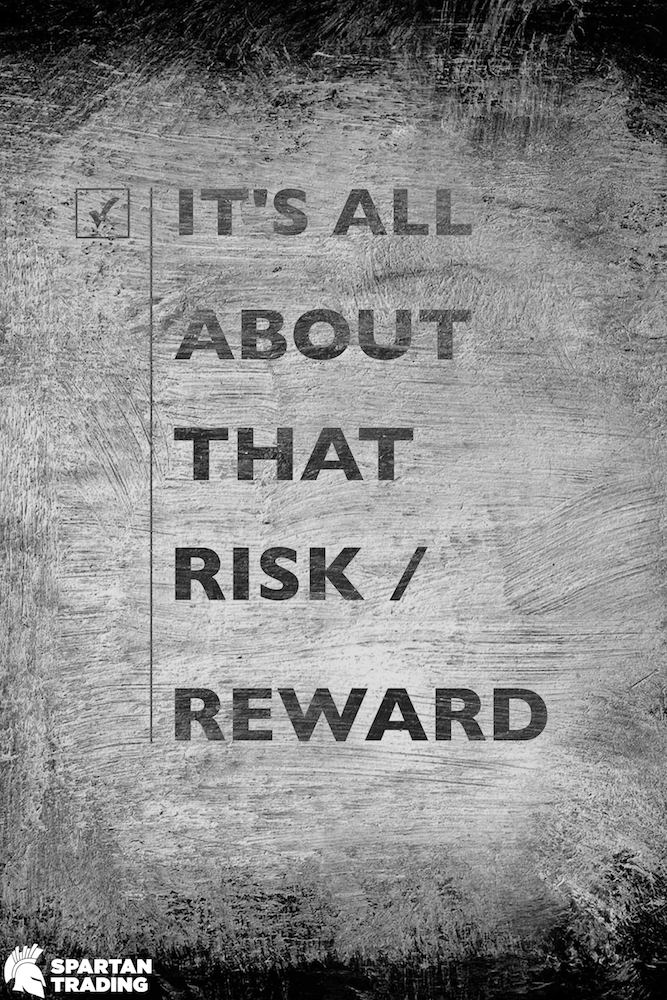 All About Risk Stock Market Art Poster