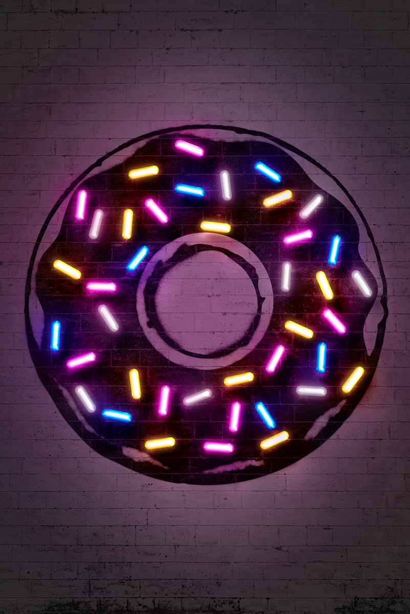 Donut Neon Art