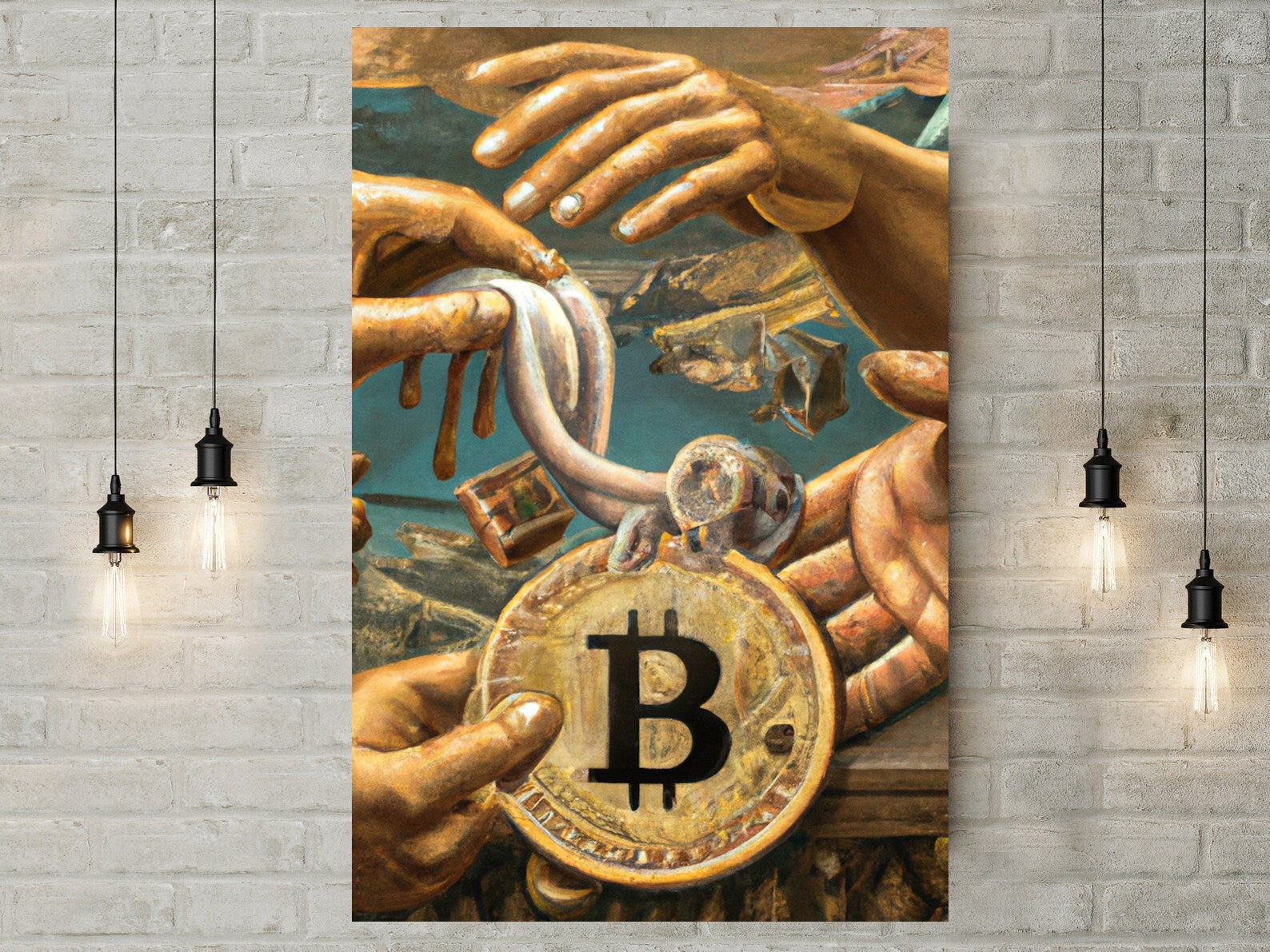 The Birth of Bitcoin - LIMITED - Metal Panel & Poster Variations