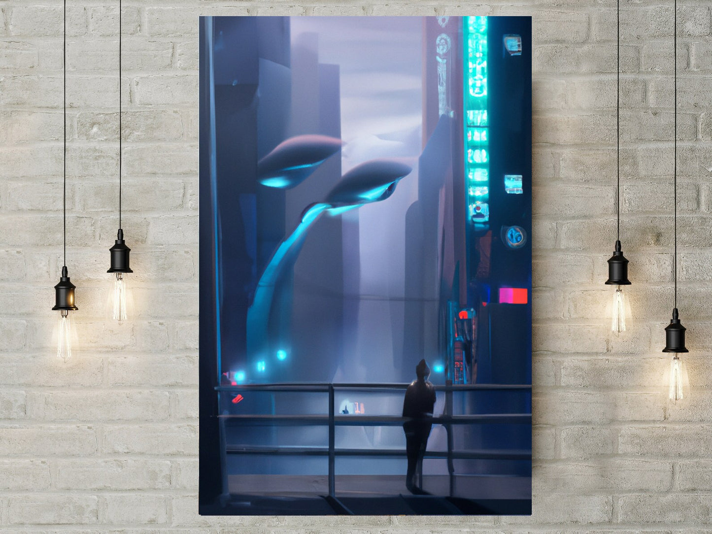 Orwellian Future Dystopia Metal Panel - Limited to 10